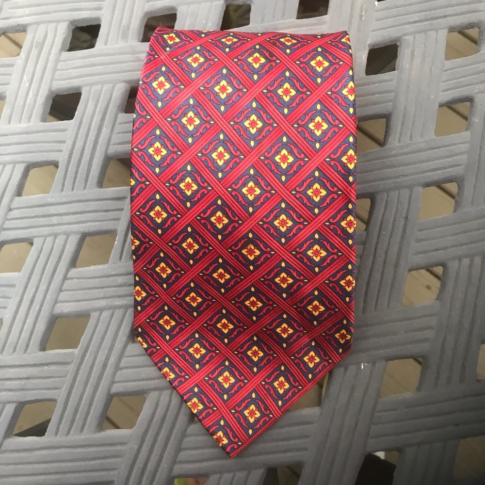 NWOT Courreges Homme - Elegant Mens red tie, Size: 57”L x 4”W
